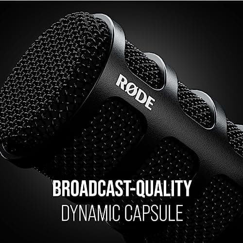 RØDE PodMic USB Versatile Dynamic Broadcast Microphone With XLR and USB Connectivity for Podcasting, Streaming, Gaming, Music-Making and Content Creation 4