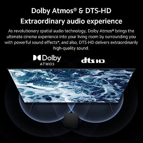 Xiaomi TV Box S 2nd Gen - 4K Ultra HD Streaming Media Player, Google TV Box with 2GB RAM 8GB ROM, 2.4G/5G Dual WiFi, Bluetooth 5.2 & Dolby Audio and DTS-HD, Dolby Vision, HDR10+ 3