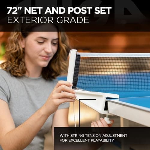 STIGA XTR Professional Outdoor Table Tennis Tables – All Weather Aluminum Waterproof Outdoor or Indoor Design with Net & Post - 10 Minute Easy Assembly Ping Pong Table with Compact Storage 5