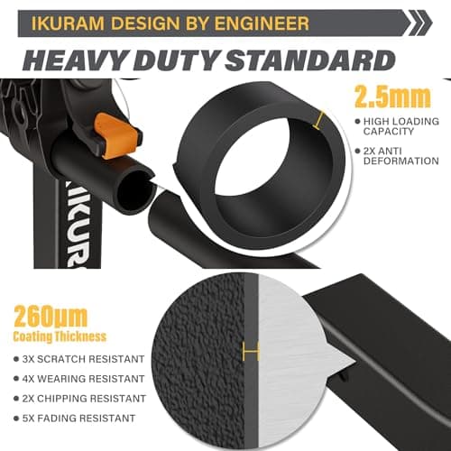 IKURAM R 4 Bike Rack Bicycle Carrier Racks Hitch Mount Double Foldable Rack for Cars, Trucks, SUV's and minivans with a 2" Hitch Receiver 2