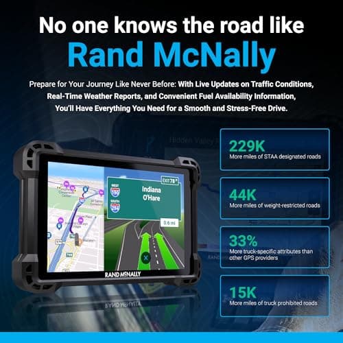 Rand McNally RANDTAB7 7-inch GPS Truck Navigator with Industry's Best Custom Trucking Routes, Rand Navigation 2.0 with 2025 Maps 3