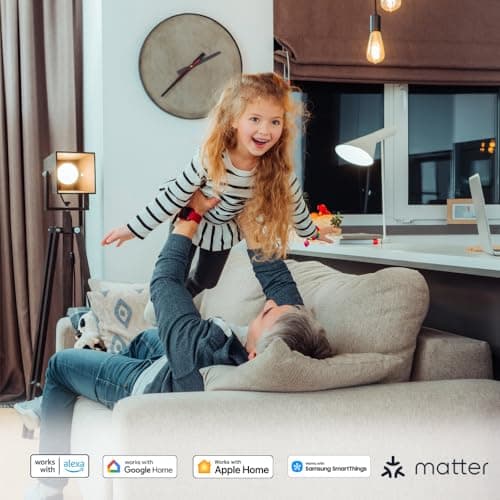 Leviton Decora Smart Switch, Wi-Fi 2nd Gen, Neutral Wire Required, Works with Matter, My Leviton, Alexa, Google Assistant, Apple Home/Siri & Wired or Wire-Free 3-Way, D215S-1RW, White 4