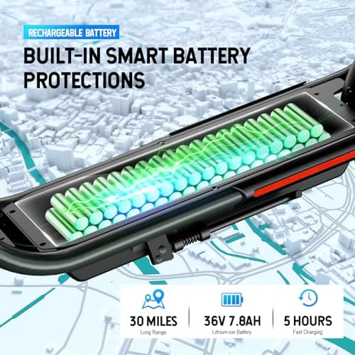 Electric Scooter, 8.5"/10"/12" Tires,Peak 500W/650W/700W Motor, 19/20/23/25Mph,15/16/18/20/30 Miles Long Range, Folding Scooter Adults for Commuting (12"-500W Peak-19Mph-20Minles-C10 Black-with Seat) 4