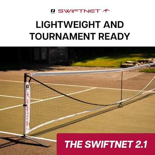 Swiftnet 2.1 Portable Pickleball net System - Durable and Lightweight Pickle Ball Net for Indoor and Outdoor Use Pickleball Nets for Competitive and Recreational Play 4