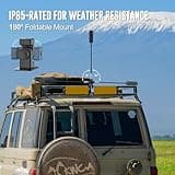 HiBoost Cell Phone Signal Booster for Overland and Off-road Vehicle | Boosts 5G & 4G LTE for All Carriers - Verizon, AT&T, T-Mobile & More | Folding Antenna Mount | Ultra-stable Booster | FCC Approved 3