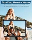 256GB USB Flash Drive for Phone and Pad, Photo Stick High Speed External USB Thumb Drives Photo Storage Memory Stick for Save More Photos and Videos (Blue, 256GB) 4