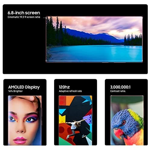 Samsung Galaxy S22 Ultra 5G, US Version, 128GB, Black - Unlocked (Renewed) 5