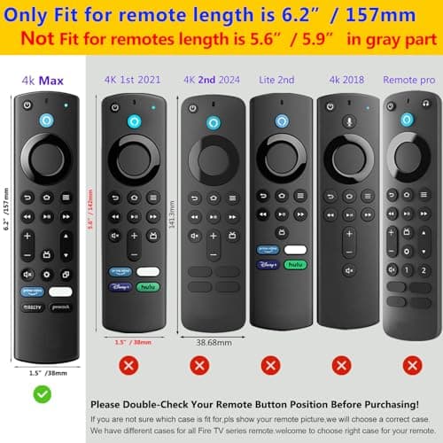 Pinowu Silicone Remote Case (2pcs) for Fire TV Stick 4K Max/Insignia/Pioneer/Omni Series Fire TV Alexa Voice Remote Enhanced w/Lanyard (Green and Turquoise, Both Glow) 2