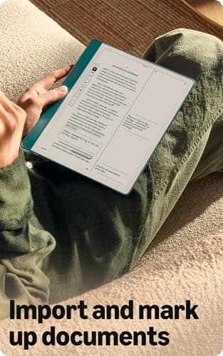 Amazon Kindle Scribe (32GB) - Your notes, documents and books, all in one place. With built-in AI notebook summarization. Includes Premium Pen - Tungsten 5