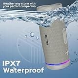 TREBLAB HD77 Bluetooth Speaker - Powerful 360° Sound with Impactful Bass, 30W Portable Wireless Audio, 20H Battery, IPX7 Waterproof, TWS Stereo, Shockproof Design for Outdoor, Beach, Pool, Jobsite 4