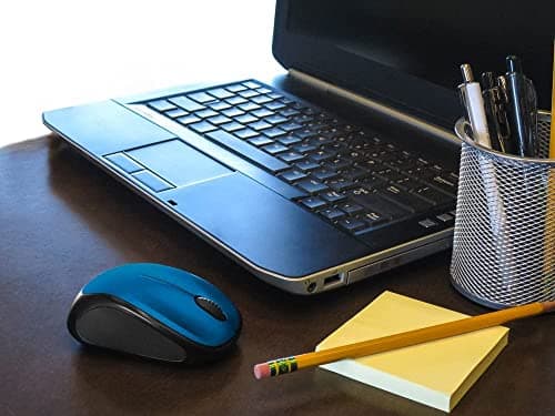 Logitech M317 Wireless Mouse, 2.4 GHz with USB Receiver, 1000 DPI Optical Tracking, 12 Month Battery, Compatible with PC, Mac, Laptop, Chromebook - Blue 2