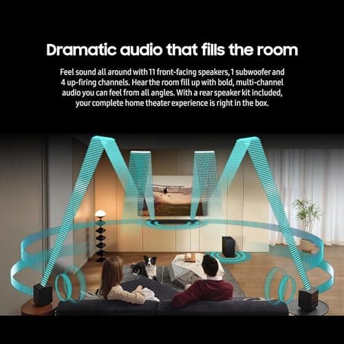 Samsung Q990D 11.1.4ch Soundbar, HW-Q990D/ZA Bundle with AppleTV 4K 64GB 4