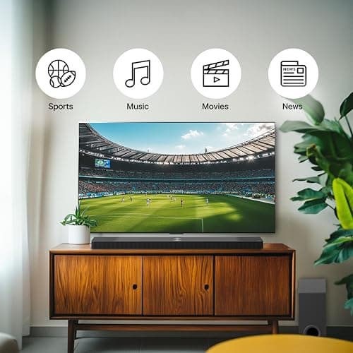 LG S40TR 4.1 ch. Home Theater Soundbar with Rear Surround Speakers and Wireless Subwoofer, Wow Interface, Dolby Audio, AI Sound Pro, 2024 Model, Amazon Exclusive 2