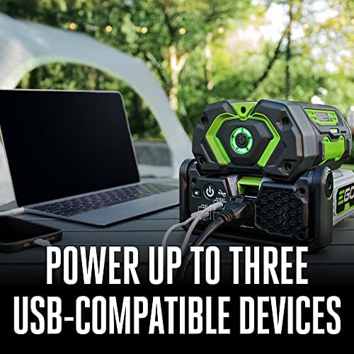 EGO POWER+ Portable Inverter, 400W, Power Inverter Generator, Quiet. Battery and Charger Not Included - PAD5000 5