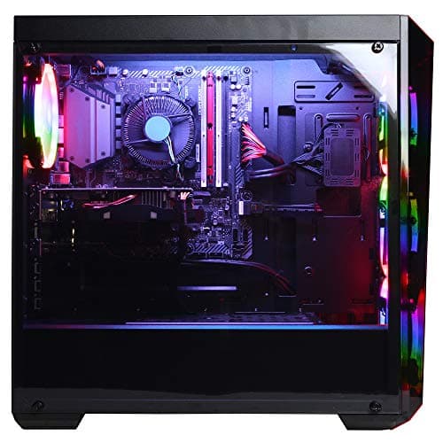 CyberpowerPC Gamer Xtreme VR Gaming PC, Intel Core i5-9400F 2.9GHz, NVIDIA GeForce GTX 1660 6GB, 8GB DDR4, 120GB SSD, 1TB HDD, WiFi Ready & Win 10 Home (GXiVR8060A7, Black) 5