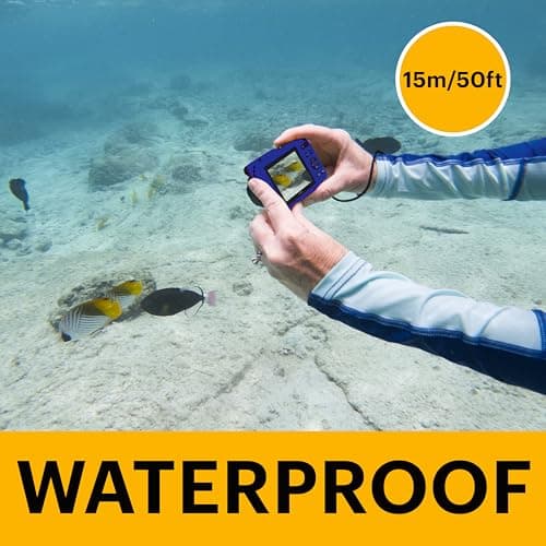 KODAK PIXPRO WPZ2 Rugged Waterproof Shockproof Dustproof WiFi Digital Camera 16MP 4X Optical Zoom 1080P Full HD Video Vlogging Camera 2.7" LCD (Blue) 5