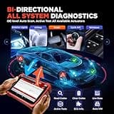 LAUNCH X431 CRP919XBT OBD2 Scanner, 2025 Wireless Bidirectional Scan Tool with DBSCar VII Connector, ECU Coding, FCA AutoAuth, 2-Year Free Update, V.A.G Guide, 35+ Services, All Systems, CANFD 3