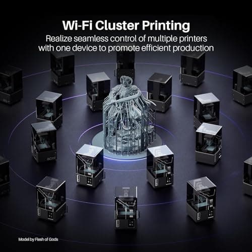 ELEGOO Mars 5 Ultra Resin 3D Printer with 7" 9K Mono LCD, 150mm/h High Speed Printing, Smart Automatic Leveling, Intelligent Detection, WiFi-Transfer, Printing Size of 6.04 × 3.06 × 6.49 inch 5