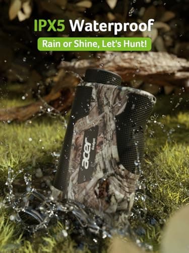 Acer Hunting Range Finder with Slope, 800 Yards Range Finder for Hunting, 6X Magnification, Waterproof Archery Rangefinder for Deer, Rechargeable Battery with Magnet Stripe 5