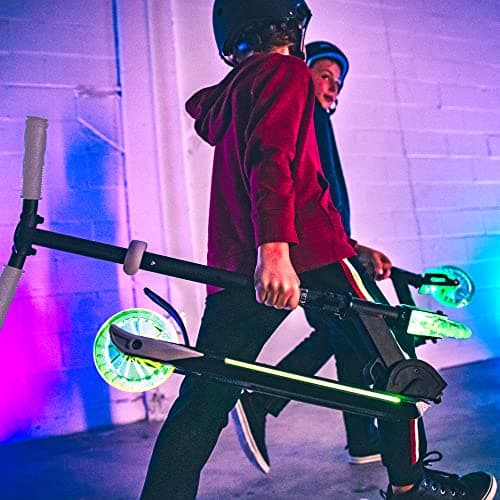 Aero Scooter for Kids 5-7 with Dynamic Lights | Boys Girls 2 Wheels Kick Scooter | Foldable & Height Adjustable, 110lbs Max 5