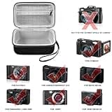 Grapsa Digital Camera Case Compatible with Duluvulu for Oiadek for Zostuic for TEBNGIHNM for Canon G7 X Mark III/II 4K Vlogging Camera. Storage Holder Bag for Canon PowerShot (Box Only) - Grey Inner 3