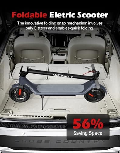 Electric Scooter with 10in Pneumatic Tires, 10.2Ah Battery, 19 Miles, 350W Motor, 15.5MPH, 265lbs Max Load, APP Control, Cruise Control, Foldable E Scooter for Adults and Teens, UL2272 5