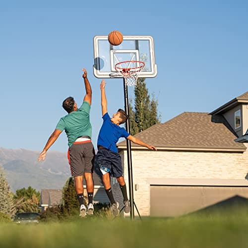 Lifetime 90690 Portable Basketball System, Gray, 44" Polycarbonate Backboard 2