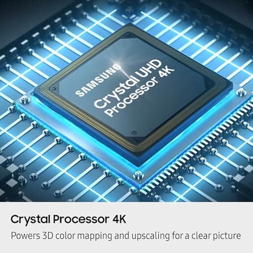 Samsung 50-Inch Class Crystal UHD U8000F 4K Smart TV (2025 Model) Endless Free Content, Crystal Processor 4K, MetalStream Design, Knox Security, Alexa Built-in 5