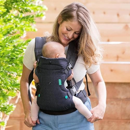 Infantino Flip 4-in-1 Convertible Baby Carrier, Adjustable, Ergonomic Babywearing, Registry Essential, Baby Carrier for Newborn to Toddler, Black 2