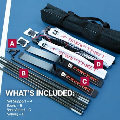 Swiftnet 2.1 Portable Pickleball net System - Durable and Lightweight Pickle Ball Net for Indoor and Outdoor Use Pickleball Nets for Competitive and Recreational Play 5