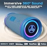 TREBLAB HD77 - Portable Bluetooth Speaker - Powerful 360° Sound, 30W Audio with Impactful Bass, 20H Battery, IPX6 Waterproof, Shockproof, TWS Stereo, Speaker Bluetooth Wireless for Outdoor, Beach Pool 2