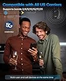 Cell Phone Booster for Multiroom, Boost Cellular Signal Cover to 1,2000 Sq Ft with 2 Indoor (Built-in 1) Antennas and Touch Display 72dB Gain for Homes and Offices 2-Story, Support All U.S Carriers 4