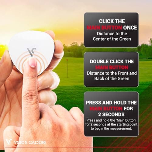 VOICE CADDIE VC300SE Voice Golf GPS, White, One Size (VC300SE_WH) 5