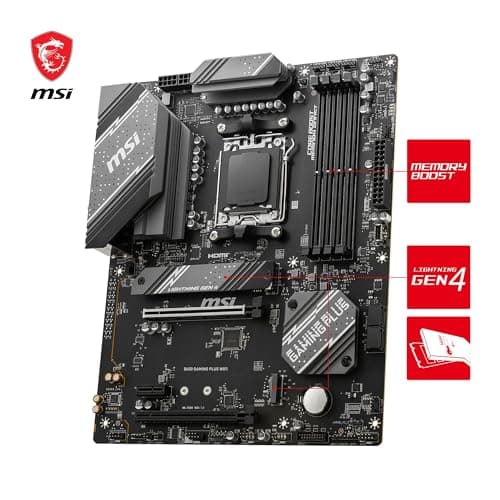 MSI B650 Gaming Plus WiFi Motherboard AMD B650 Socket AM5 ATX 3