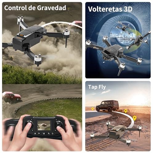 F205 Drone with 2.4" Screen, Brushless Motor FPV Drone with Camera for Adult, Auto-Hover, Gesture Control, 8GB SD Card with Card Reader, One-Key Start for Beginner 4