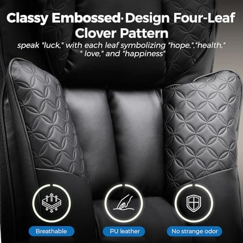 GTRACING Big and Tall Office Chair 400LBS Wide Ergonomic Gaming Chair with Deluxe Embossing Designed Leather with Foot Rest,150°Reclining Adjustable Soft Armrests Pocket Spring Back Support and Pillow 5