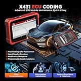 LAUNCH X431 CRP919XBT OBD2 Scanner, 2025 Wireless Bidirectional Scan Tool with DBSCar VII Connector, ECU Coding, FCA AutoAuth, 2-Year Free Update, V.A.G Guide, 35+ Services, All Systems, CANFD 2