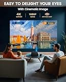 [Auto Focus/4K Support] Projector with WiFi 6 and Bluetooth 5.2, 700ANSI Native 1080P Outdoor Movie Projector, WiMiUS P62 Auto 6D Keystone & 50% Zoom, Smart Home Projector for iOS/Android/TV Stick 2