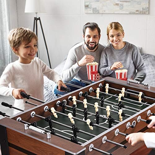 Goplus 54" Foosball Table, Soccer Game Table Competition Sized Football Arcade for Adults, Kids, Indoor Game Room Sport 2