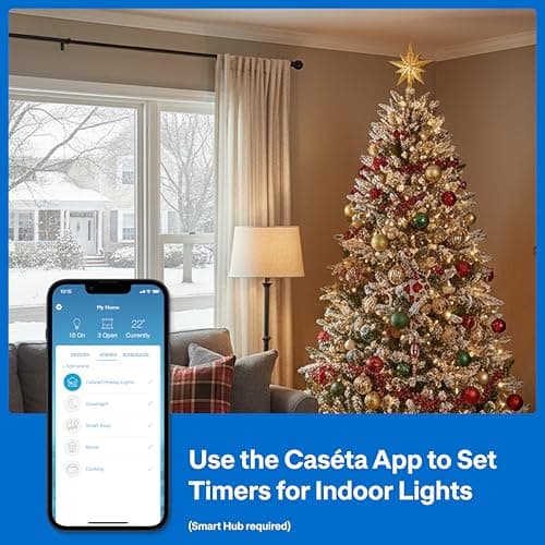 Lutron Caseta Smart Plug-In Lamp Dimmer Switch Kit with Pico Remote, Smart Dimmer for LED Lights, Table and Floor Lamps, 100W, Single-Pole/3-Way, P-PKG1P-WH 4