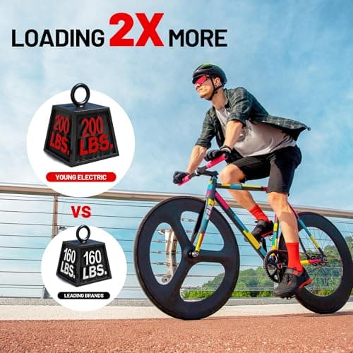 Young Bike Rack Hitch for Car - 200LB 2-Bike Rack Hitch Mount Platform Style Hitch Bike Rack，Smart Tilting & Easy Fold for Car SUV with 2 Inch Receiver，Bike Carrier Fits Up to 5-inch Fat Tire 2