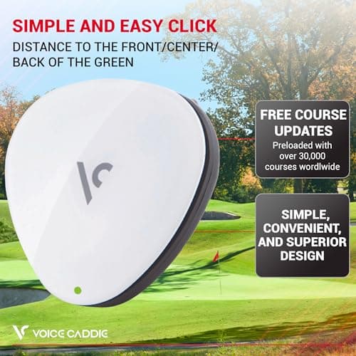 VOICE CADDIE VC300SE Voice Golf GPS, White, One Size (VC300SE_WH) 2