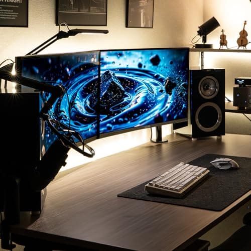 Kado Dual Monitor Setup - 2-Pack 27" 1920x1080 Computer Monitor 75Hz VESA Mount HDMI Office Gaming Hybrid Built-in Speakers (E27X Dual Series) 3