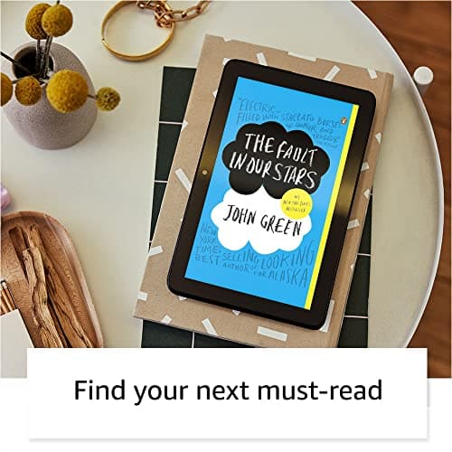 Like-New Amazon Fire 7 tablet (newest model) 7” display, read and watch, under $60 with 10-hour battery life, 16 GB, Black 5