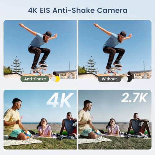 Holy Stone GPS Drone With 4K EIS Camera For Adults, HS175G 249g Foldable RC Quadcopter With Auto Return, Follow Me, 60 Mins Flight Time, Battery Fast Charge, Headless Mode, Upgraded HS175D 3
