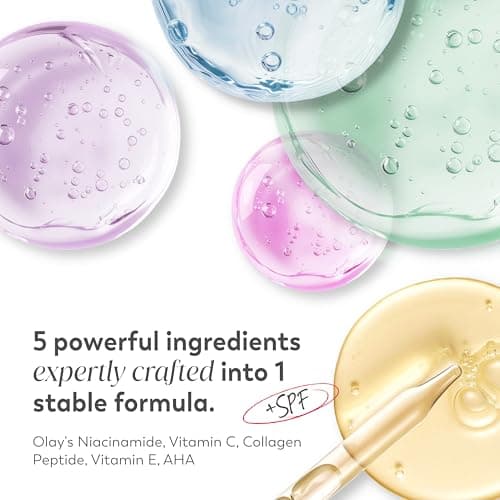 Olay Super Cream with Sunscreen SPF 30, Lightweight Face Moisturizer with Sun Protection, 5-in-1 Skin Care Benefits - Hydrating, Brightening, Firming - Niacinamide, Vitamin C, Collagen Peptide, 1.7 oz 2