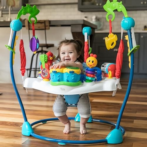 Baby Einstein Neighborhood Symphony Activity Baby Jumper Activity Center, Infant Entertainer with Lights and Melodies, Age 6 Months +, Max Weight 25 lbs., Unisex 2