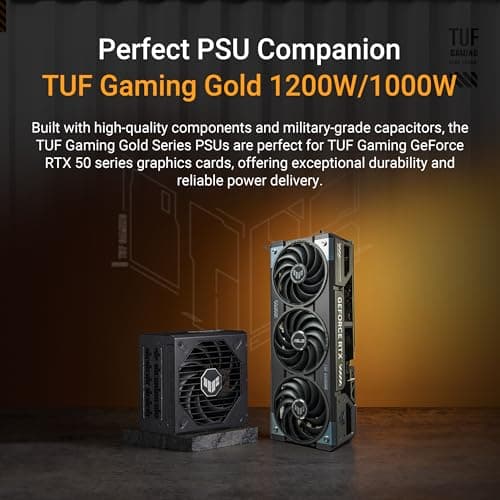 ASUS TUF Gaming RTX5070 Ti OC, PCIe5, 16GB DDR7, 2 HDMI, 3 DP, 2610MHz Clock, RGB Lighting, Overclocked 5