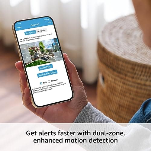 Blink Outdoor 4 (4th Gen) + Blink Mini – Smart security camera, two-way talk, HD live view, motion detection, set up in minutes, Works with Alexa – 6 camera system + Mini (White) 3