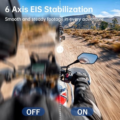 Hiicam Action Camera 4K 60FPS with Touch Screen 20MP Waterproof Camera Underwater 131FT with EIS for Snorkeling Helmet Bike 170° Wide Angle Remote WiFi 5XZoom 2